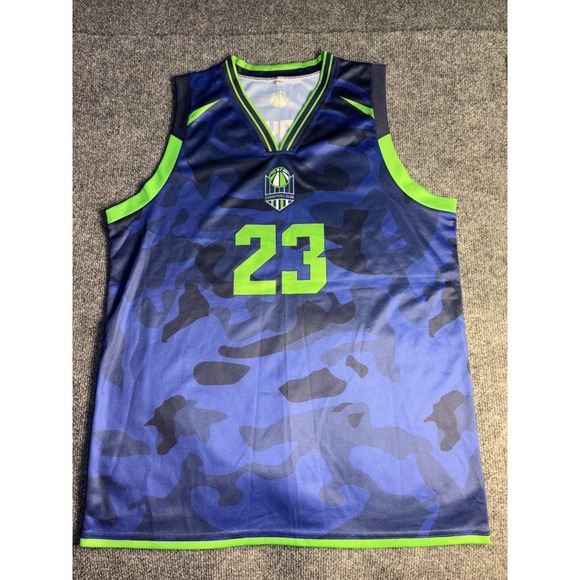 Other - zolo Sublimated 23 Sportswear Uniforms Jersey Basketball Club Mens Large Blue